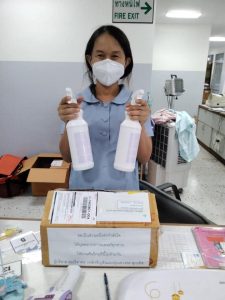 ห่วงใยบุคลากรทางการแพทย์ ส่งมอบหน้ากากอนามัย