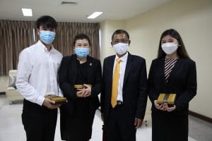 พิธีลงนามสัญญาผลิตภัณฑ์สมุนไพรเจลล้างหน้าผสมสารสกัดมะหาด